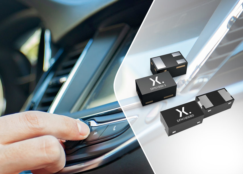 Nexperia: ESD-Schutzdioden mit extrem niedriger Kapazität schützen schnelle Datenschnittstellen im Automobilbereich 